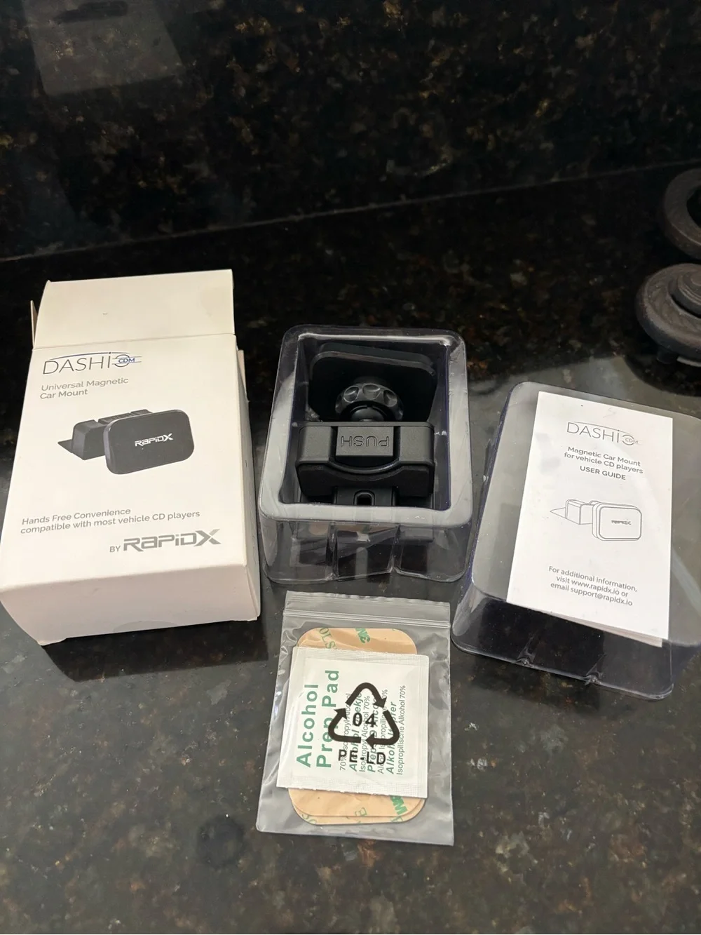DASH CDM Universal Magnetic Car Mount by RAPIDX - Black